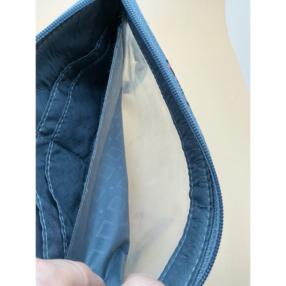 Vera Bradley, Gray Floral Wristlet, Coastal Paradise, Cell Window,‎ Credit Cards - Picture 4 of 11